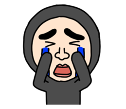 Middle-aged man with wearing tights sticker #2577557