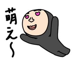 Middle-aged man with wearing tights sticker #2577589