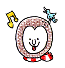 MUFFLERS drawn with the colored pencil sticker #2577848