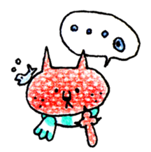 MUFFLERS drawn with the colored pencil sticker #2577849