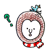 MUFFLERS drawn with the colored pencil sticker #2577850