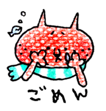 MUFFLERS drawn with the colored pencil sticker #2577851