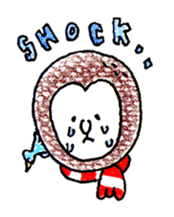 MUFFLERS drawn with the colored pencil sticker #2577852