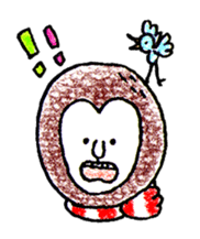 MUFFLERS drawn with the colored pencil sticker #2577854