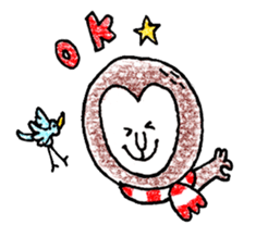 MUFFLERS drawn with the colored pencil sticker #2577856