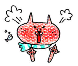 MUFFLERS drawn with the colored pencil sticker #2577857