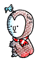 MUFFLERS drawn with the colored pencil sticker #2577858