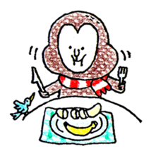 MUFFLERS drawn with the colored pencil sticker #2577862