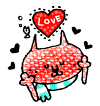 MUFFLERS drawn with the colored pencil sticker #2577865