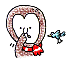 MUFFLERS drawn with the colored pencil sticker #2577866