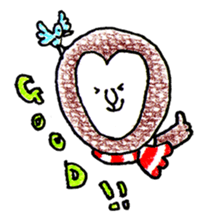 MUFFLERS drawn with the colored pencil sticker #2577868