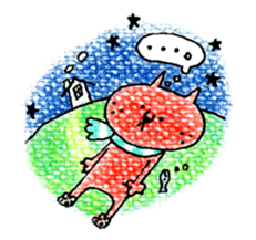 MUFFLERS drawn with the colored pencil sticker #2577871