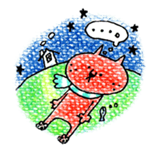 MUFFLERS drawn with the colored pencil sticker #2577871