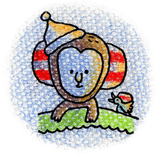 MUFFLERS drawn with the colored pencil sticker #2577872