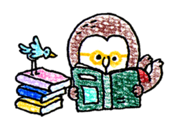 MUFFLERS drawn with the colored pencil sticker #2577876