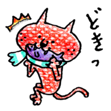 MUFFLERS drawn with the colored pencil sticker #2577877