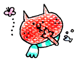 MUFFLERS drawn with the colored pencil sticker #2577883