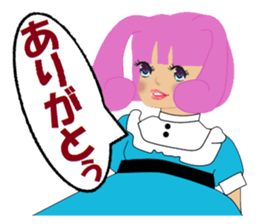 Cute Bunny Tiara Girl sticker #2577932