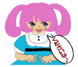 Cute Bunny Tiara Girl sticker #2577946