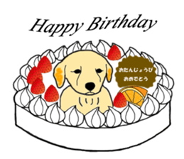 Life of the Golden Retriever English sticker #2578199