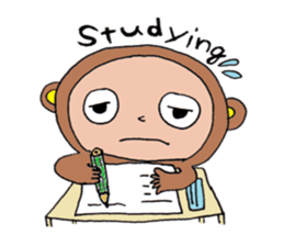 Hitosaru is monkey. sticker #2578344