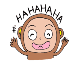 Hitosaru is monkey. sticker #2578351