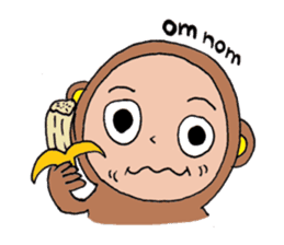 Hitosaru is monkey. sticker #2578360