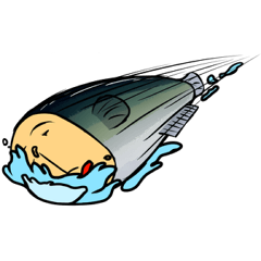 fish with a human looking face