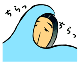 fish with a human looking face sticker #2578415