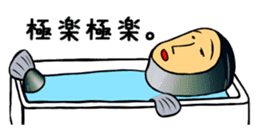 fish with a human looking face sticker #2578418