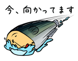 fish with a human looking face sticker #2578420