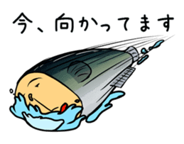 fish with a human looking face sticker #2578420