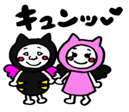 A fairy,milk and chocolate of the cat sticker #2578535