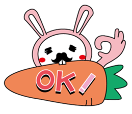 Mustache Animals sticker #2578655