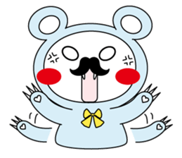 Mustache Animals sticker #2578681