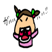 high tension girl sticker #2578763