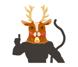 Horse cat sticker #2578877