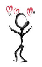 brush human sticker #2579018