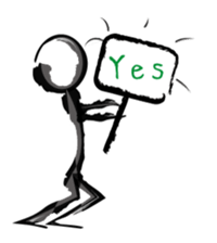 brush human sticker #2579029