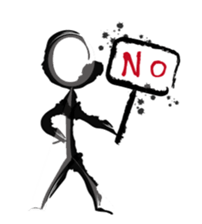 brush human sticker #2579034