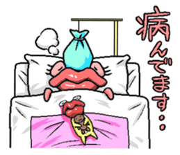 Parent and child "TARARO" of the ghost. sticker #2579179