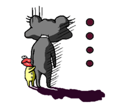 Parent and child "TARARO" of the ghost. sticker #2579191