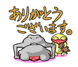 Parent and child "TARARO" of the ghost. sticker #2579205