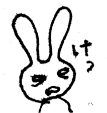 marico morinaga's stamp of bunny sticker #2579218
