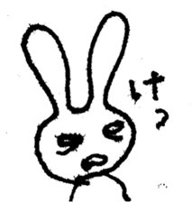 marico morinaga's stamp of bunny sticker #2579218