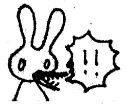 marico morinaga's stamp of bunny sticker #2579221