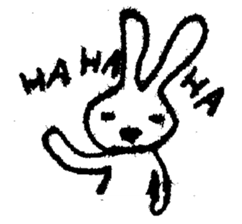 marico morinaga's stamp of bunny sticker #2579223