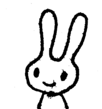 marico morinaga's stamp of bunny sticker #2579234