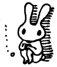 marico morinaga's stamp of bunny sticker #2579240