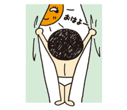 The president of a round mustache sticker #2579366